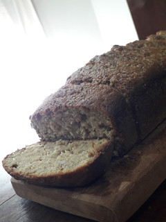 Una foto de Budín de peras y nuez