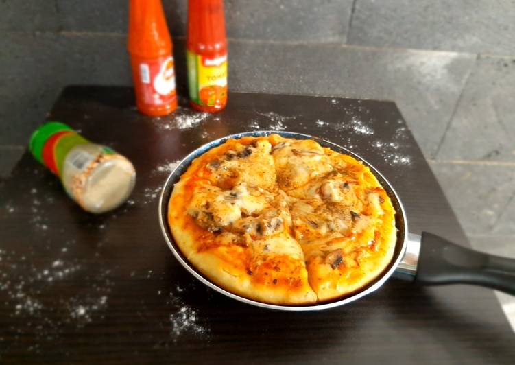 Mushroom Pizza Keju Cheddar Teflon
