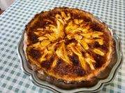 Une photo de tarte aux pommes