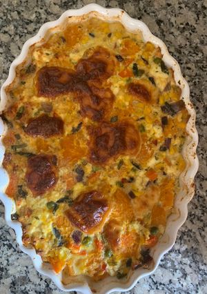 Una foto de Pastel de verduras