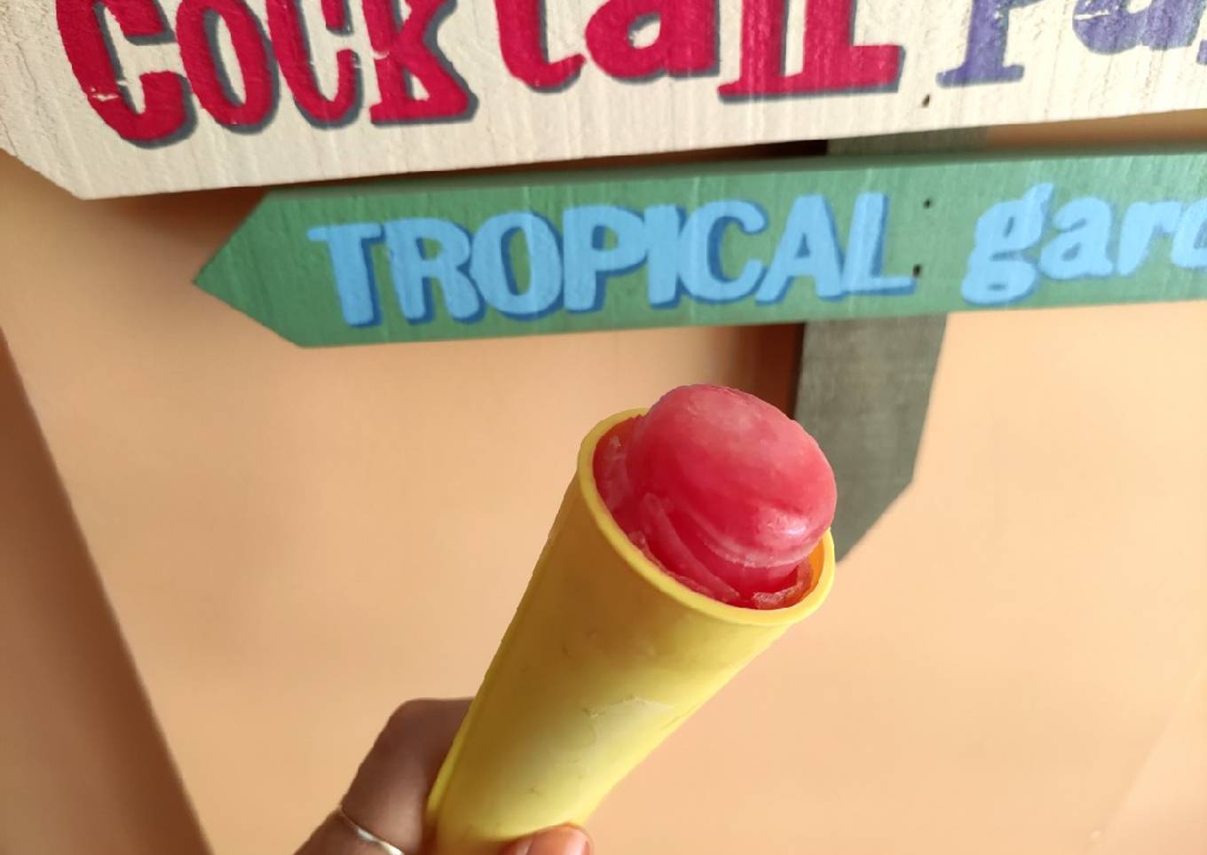 Calippos de sandía (facilísimo y sin azúcar)