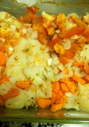 Foto principal de Pescado blanco con verduras