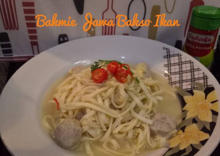 Bakmie Jawa Bakso Ikan