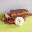 Plum-cake ai lamponi e cioccolato bianco