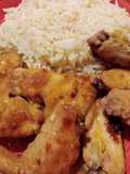 Alitas de pollo en salsa de mostaza y miel