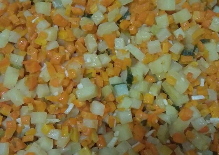 Resep Tumis kentang wortel isian pastel dan lontong isi Anti Gagal