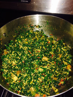 A picture of Kale Turkey Mince Veggies.