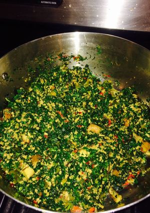 A picture of Kale Turkey Mince Veggies.