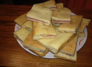 Una foto de Torta de fiambre batida