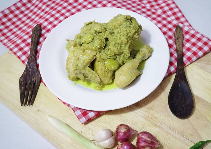 Ayam Goreng Pete Cabe Ijo, Sedap!