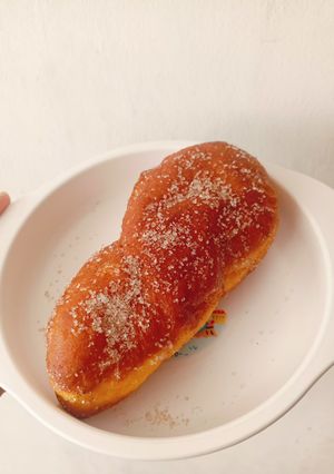 Foto resep Donat labu kepang montok 😆