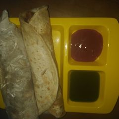 A picture of Paratha roll.