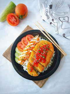 Foto resep Tahu Katsu dan Salad Hokben