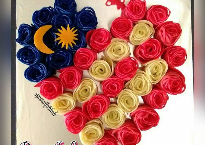Roti Jala Bendera Malaysia