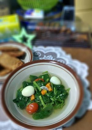 Foto resep Sayur bayam