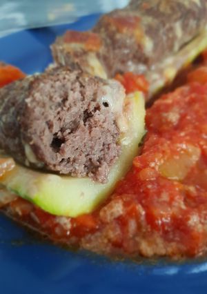 Une photo de Courgette farcie à l italienne