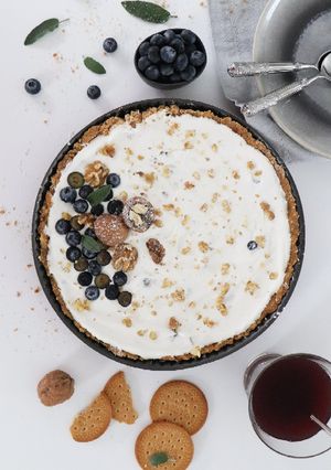 Foto de Tarte de Mirtilos e Nozes