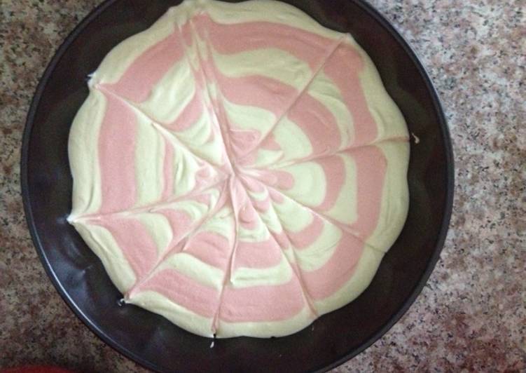 strawberry vanilla flower cake recipe main photo
