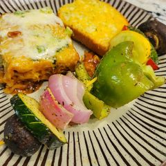 A picture of Bourbon barbecue chicken lasagna roll ups.