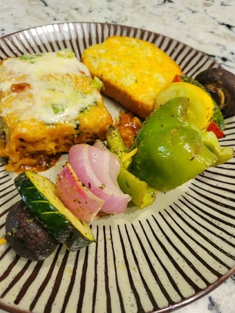 Recipe Gulungan lasagna ayam barbekyu Bourbon which So Delicious