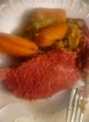 Corned Beef Brisket w/Seasoning, Carrots and Potatoes