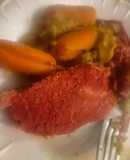 Corned Beef Brisket w/Seasoning, Carrots and Potatoes