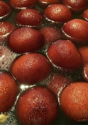 A picture of Gulab Jamun #IndianDishContest.