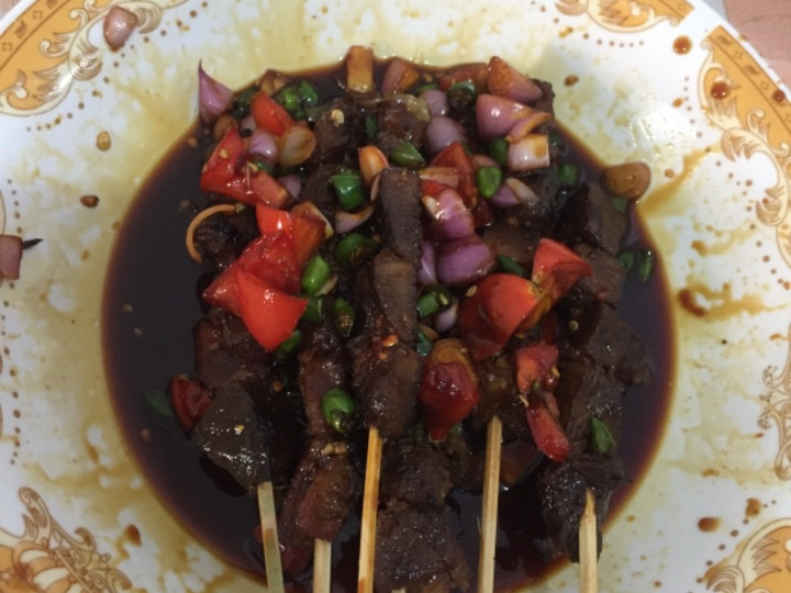 Resep: Sate Daging Sapi Bumbu Kecap Yang Mudah