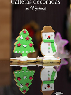 Una foto de Galletas decoradas de Navidad