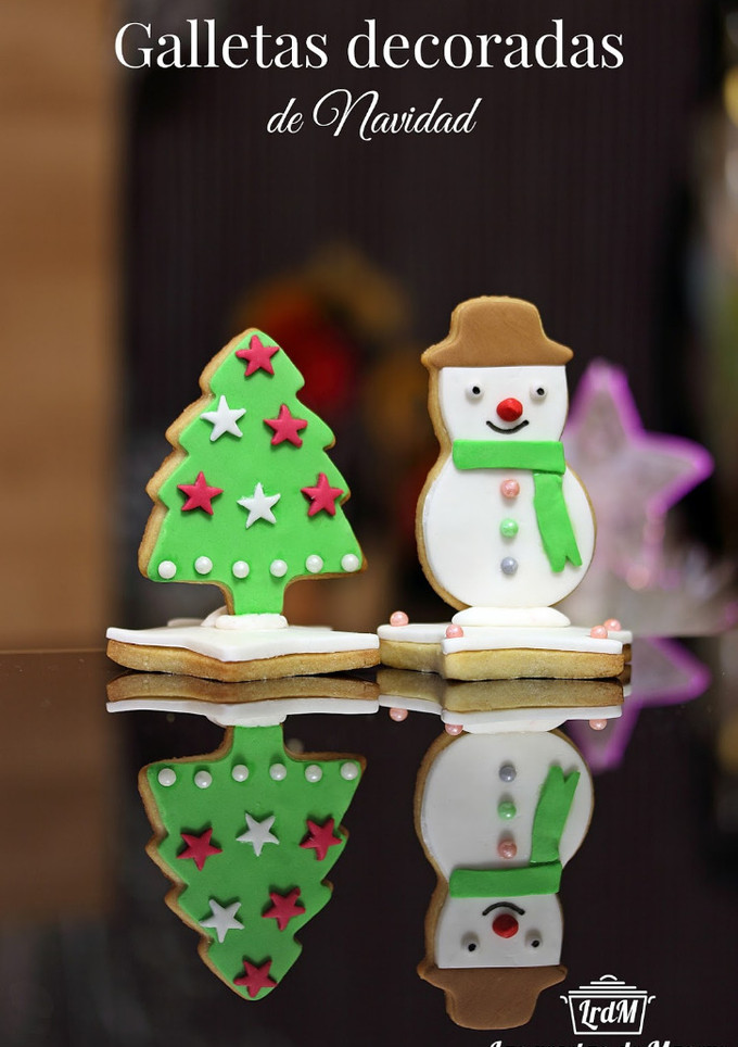 Una foto de Galletas decoradas de Navidad