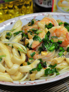 [年菜料理]客家金沙板條 的食譜成品照片