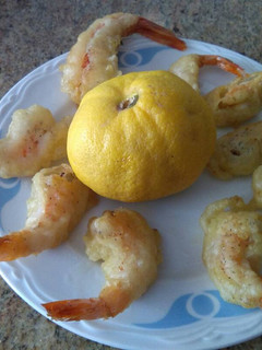 Una foto de Gambas gabardina