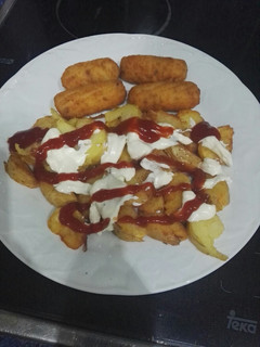 Una foto de Croquetas con patatas deluxe estilo McDonald's