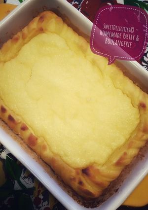Una foto de Súper tarta de ricotta tamaño XL con masa de frutos secos