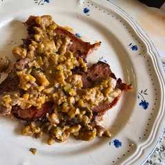 Ternera a la plancha con Salsa de Verduras y Setas-レシピのメイン写真