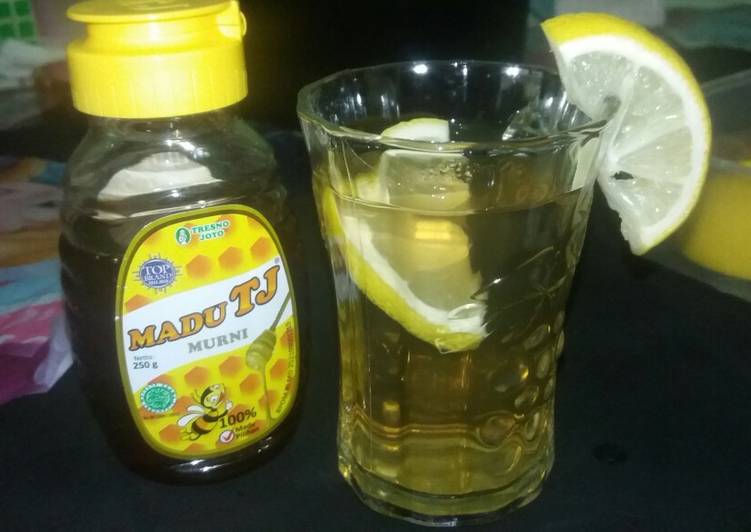 Bagaimana mengolah Air Jahe Dengan Sereh Madu &amp; Lemon, Sempurna