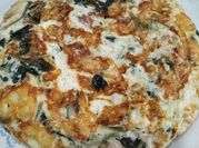 Una foto di frittata di albumi