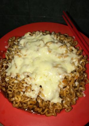 Foto resep Samyang chesse with mozzarella