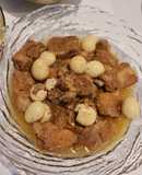 Sườn non kho trứng cút