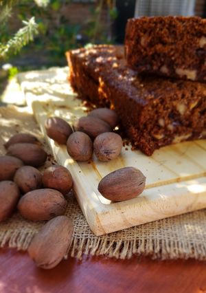 Una foto de Budín de café, choco y nueces💣