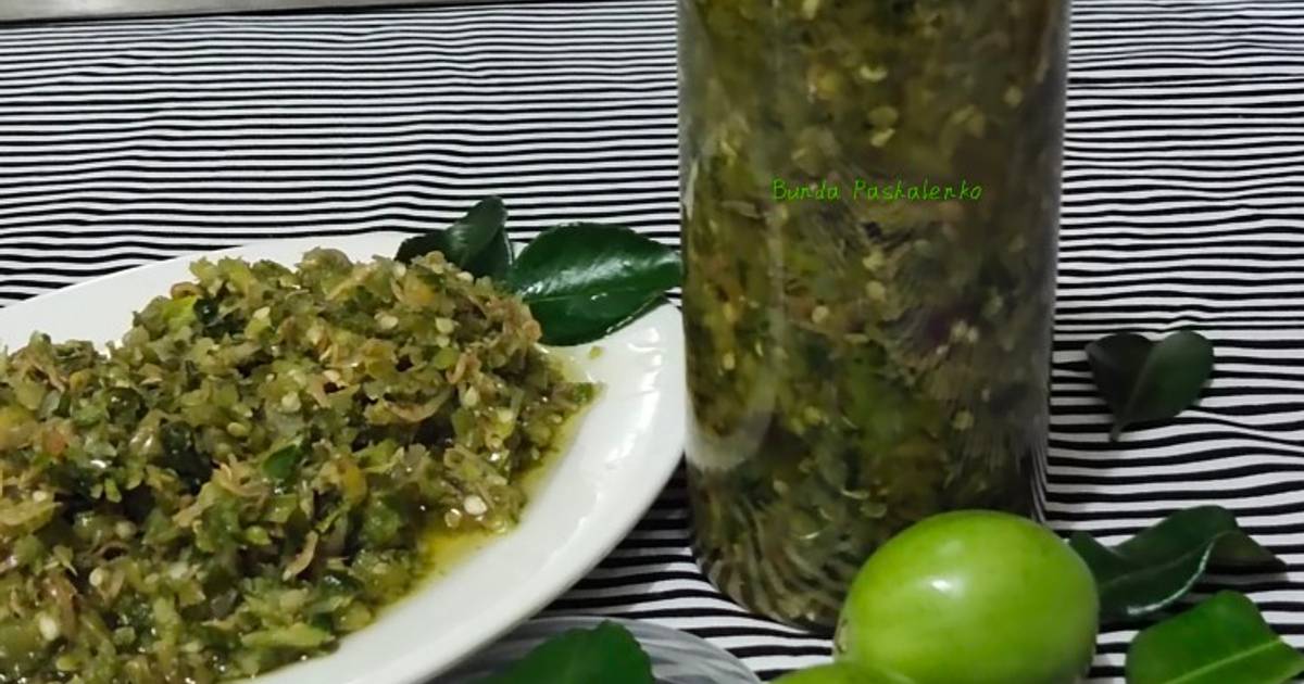 Resep Sambal Teri Cabe Ijo Oleh Bunda Pashalenko Cookpad