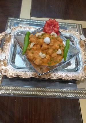 A picture of Soya Makhana curry.