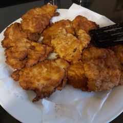 A picture of Home made chicken panne.