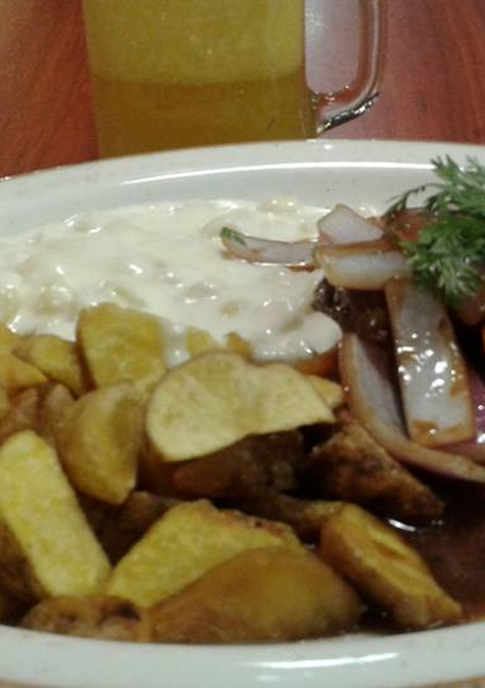 Una foto de Lomo saltado!!