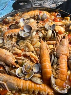 Una foto de Arroz de marisco 🦞