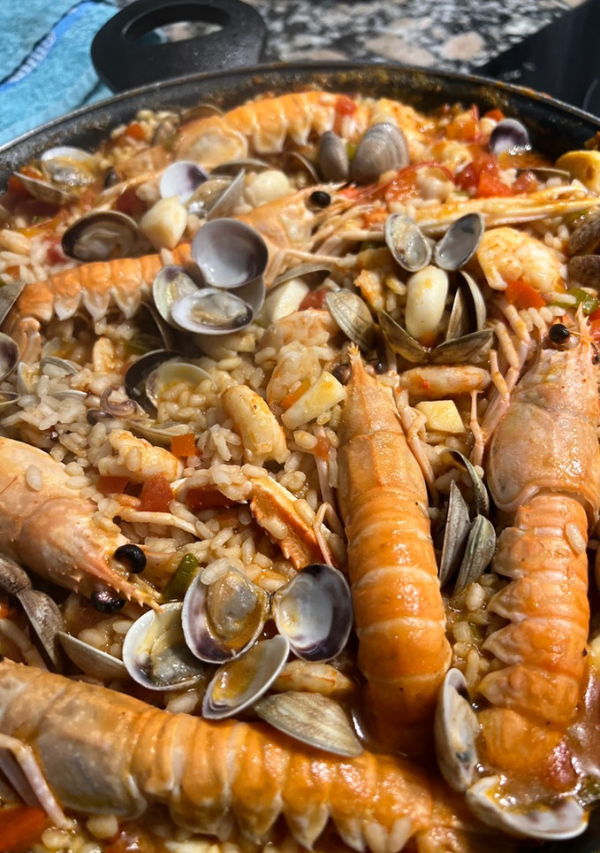 Una foto de Arroz de marisco 🦞
