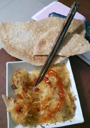 Hình của món Hủ tiếu nướng.