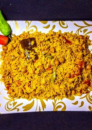 A picture of چھولے کی بریانی ۔۔.