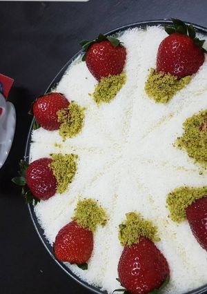 صورة لوصفة كيكة العروس التركية