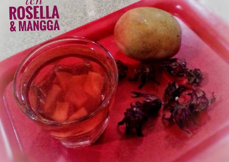Resep Teh Rosella &amp; Mangga, Lezat
